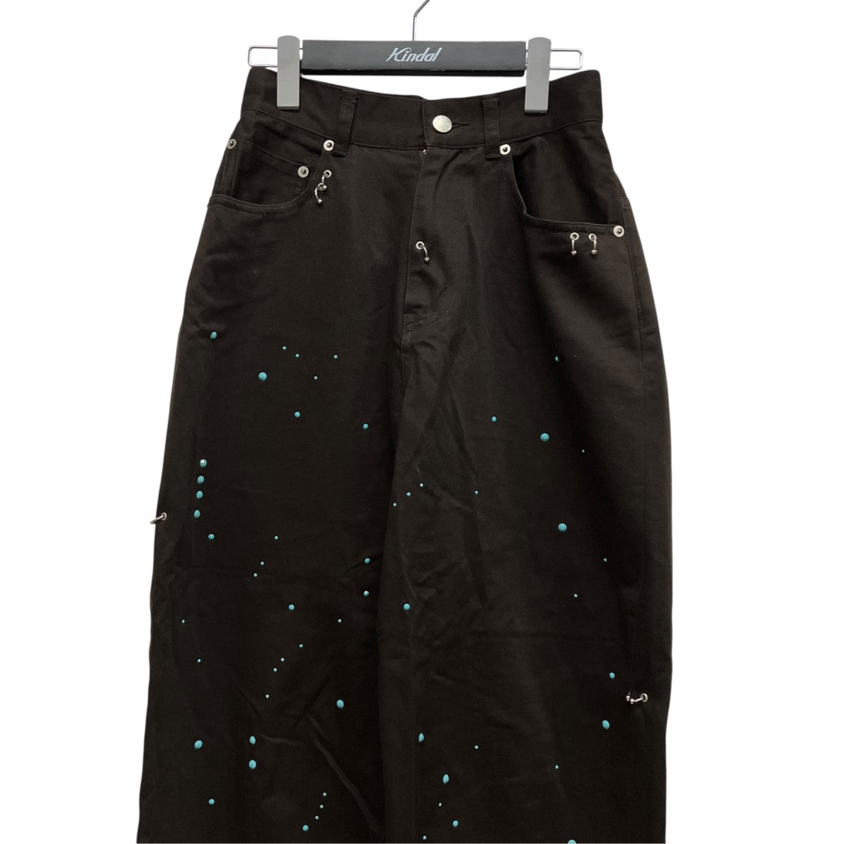 TTT MSW 25SSWork straight pants w pierceスタッズストレートワークパンツTTT-25SS-PT09 古着・中古-3枚目のアイテム画像