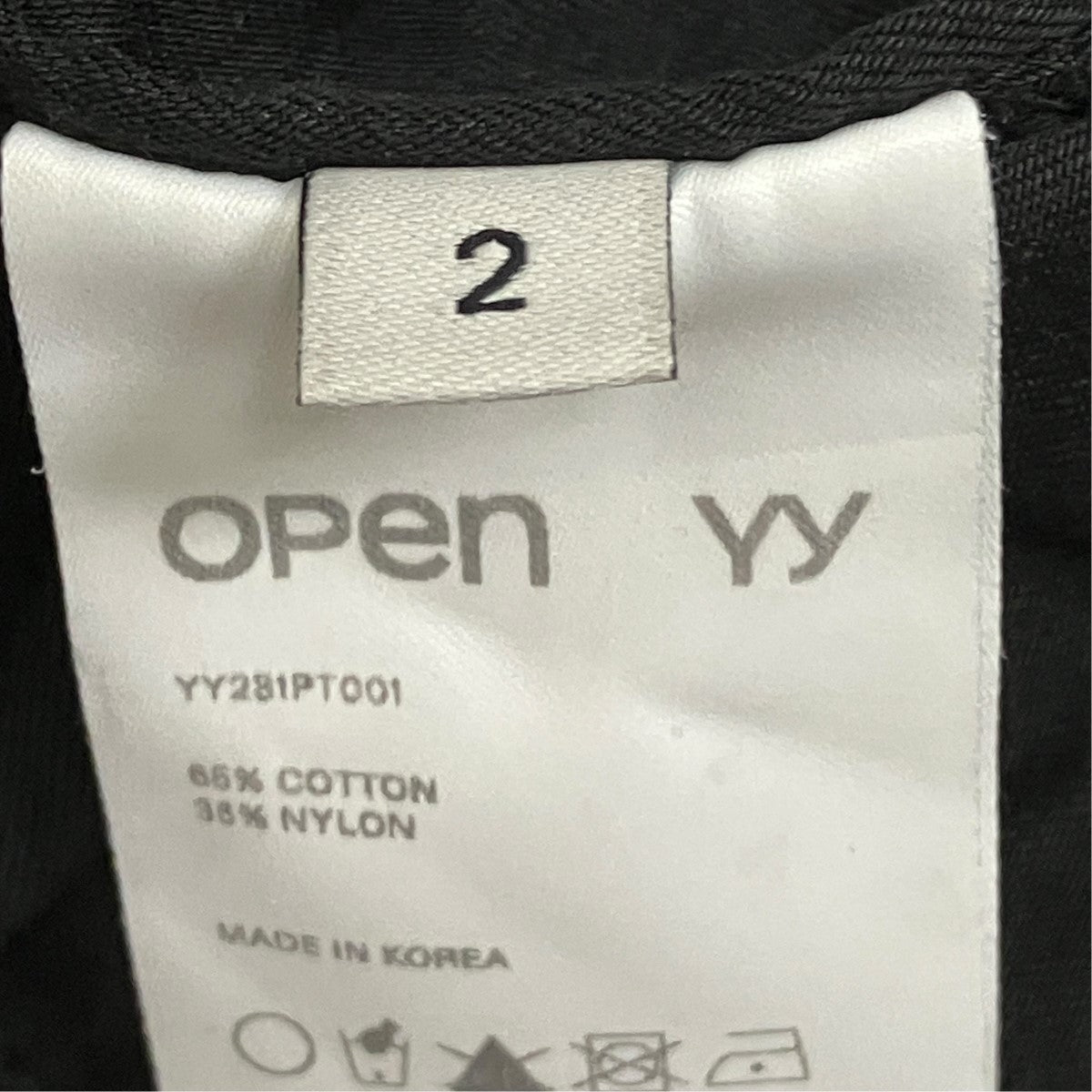 OPEN YY ROLLED WAIST CARGO PANTSカーゴパンツ 古着・中古-6枚目のアイテム画像