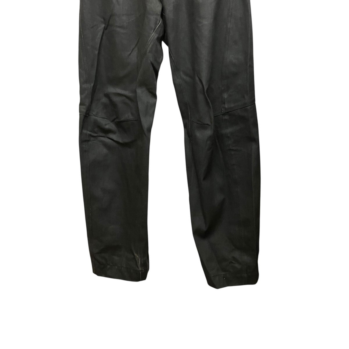 25SSKnee Darted Flare Trousersコーティングデニムパンツ