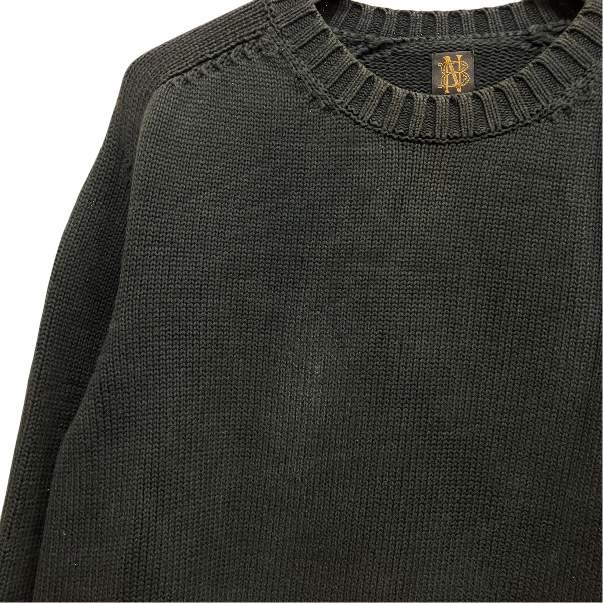 コットンクルーネックニットBN-22SM-005 OPEN-END YARN CREW NECK KNIT
