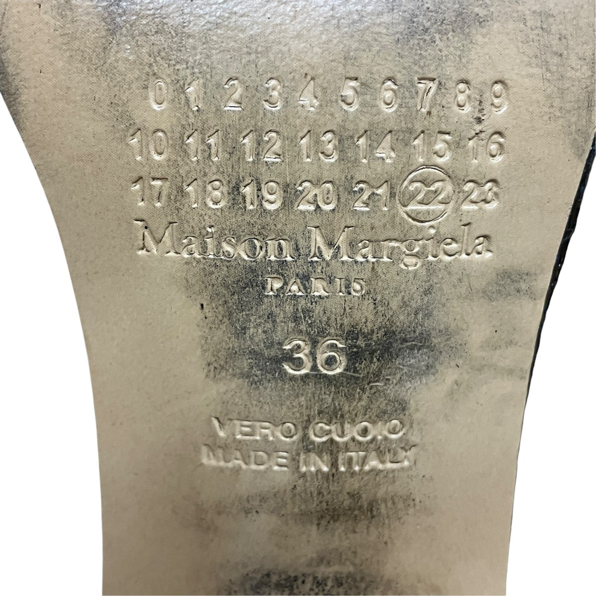 Tabi ANKLE BOOKS 80クラック加工足袋ブーツS58WU0260