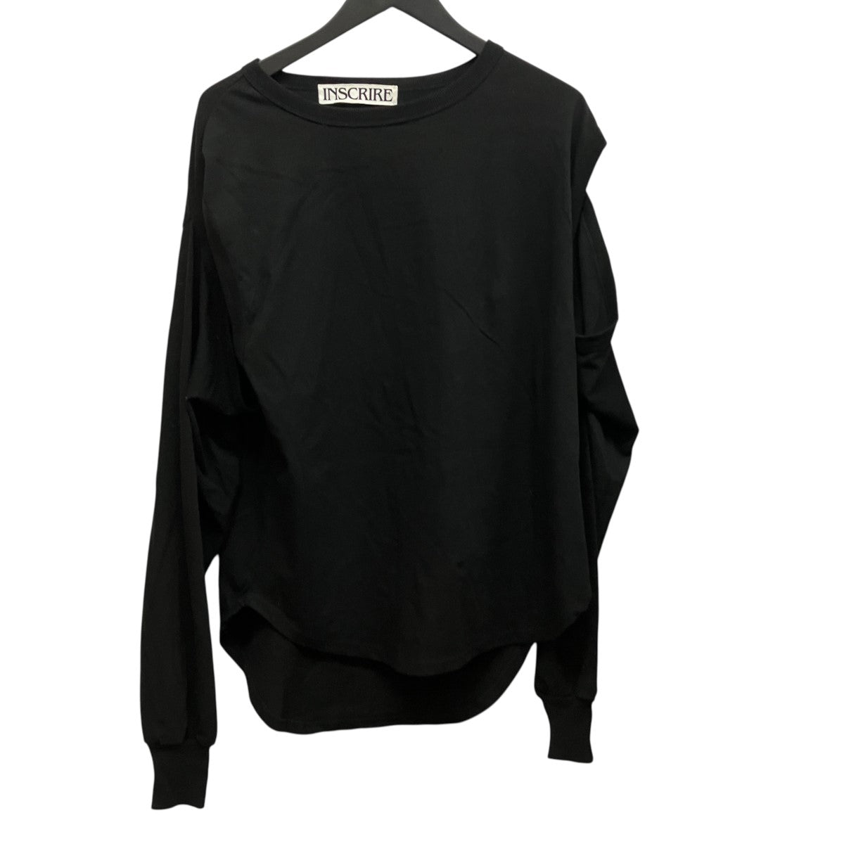 25AWショルダーオープン2WAY長袖カットソーI25AW-CUT1212 HOLE LONG SLEEVE T-SHIRT
