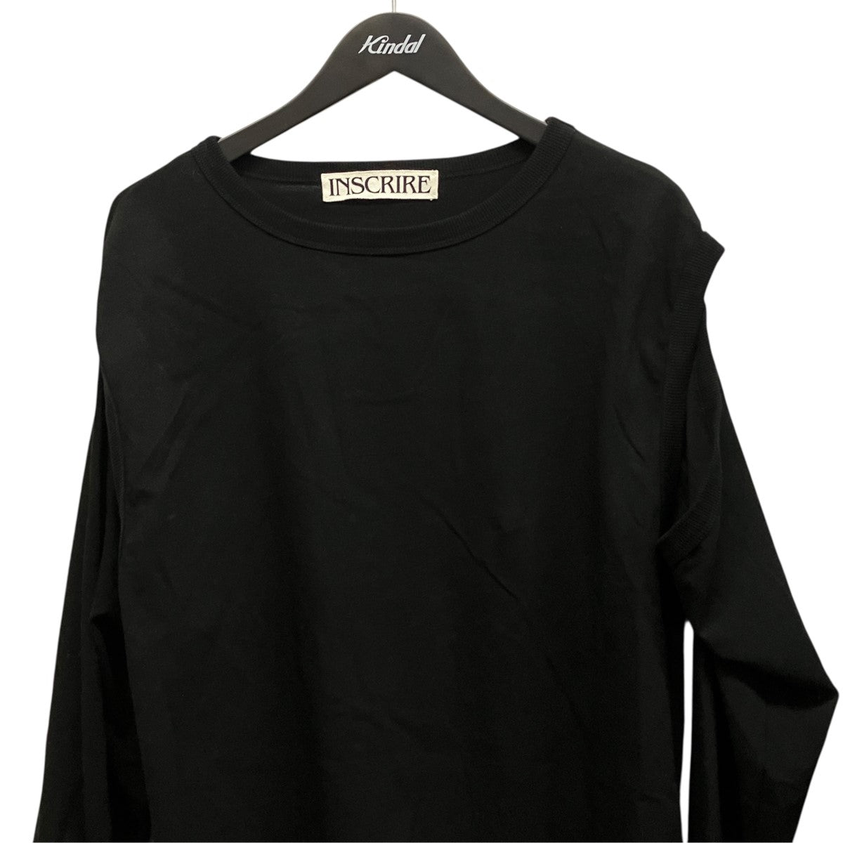 25AWショルダーオープン2WAY長袖カットソーI25AW-CUT1212 HOLE LONG SLEEVE T-SHIRT