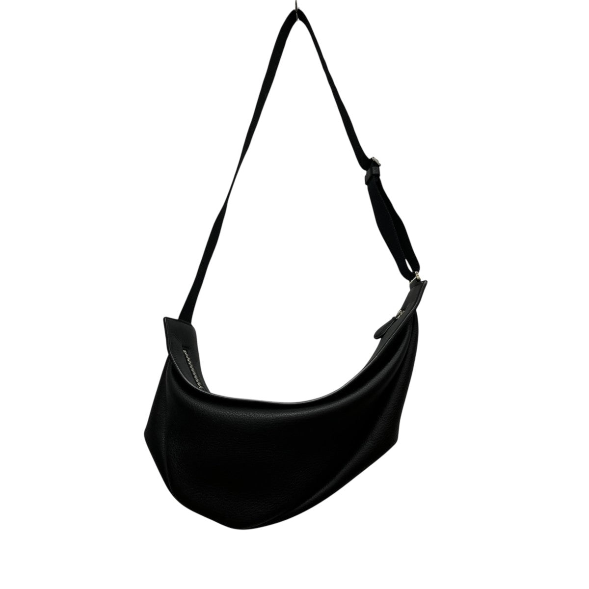 Slouchy Banana Bagレザーショルダーバッグ