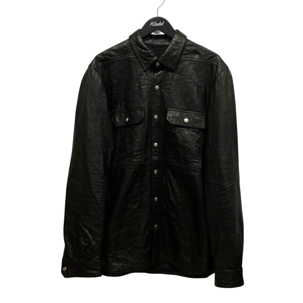 LEATHER OUTER SHIRTレザーシャツジャケットRU01F2729-LBE