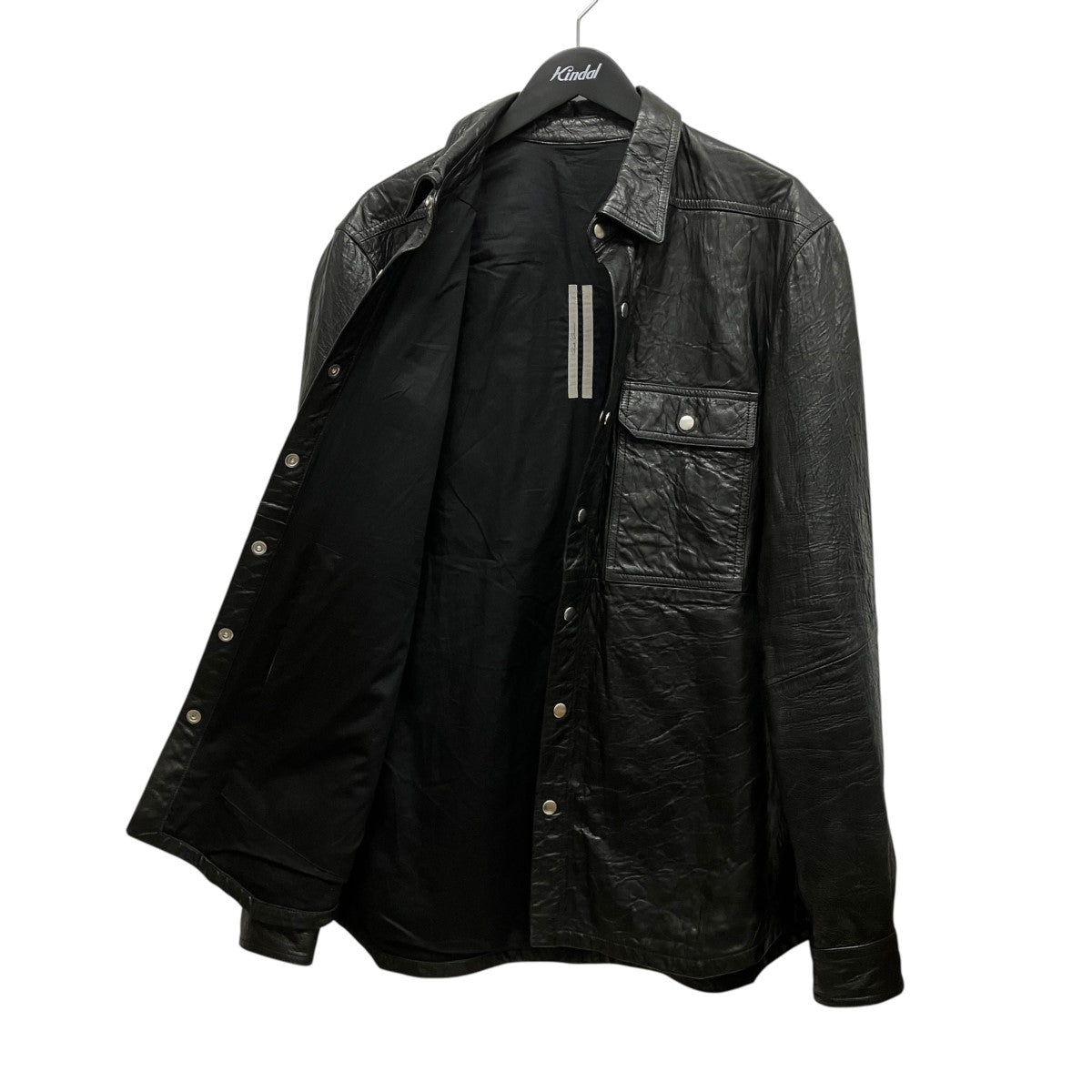 LEATHER OUTER SHIRTレザーシャツジャケットRU01F2729-LBE