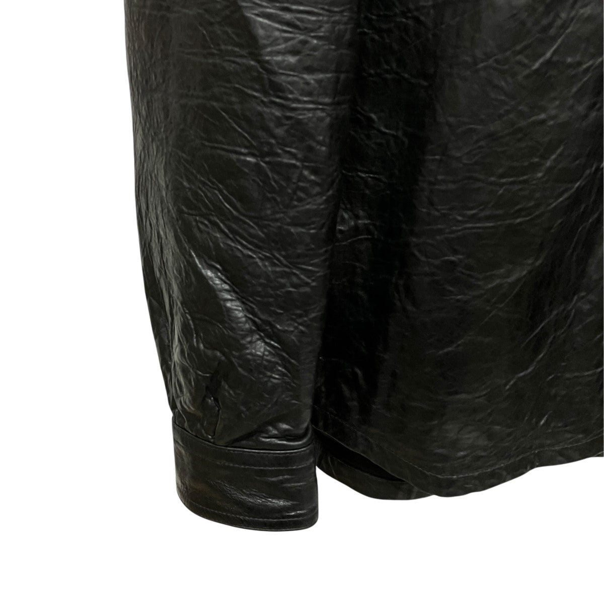 LEATHER OUTER SHIRTレザーシャツジャケットRU01F2729-LBE