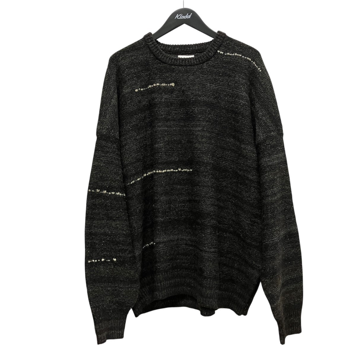 カシミヤ混ハンドステッチニット0122105012004 AMPLUS KNIT L/S GRADIENT