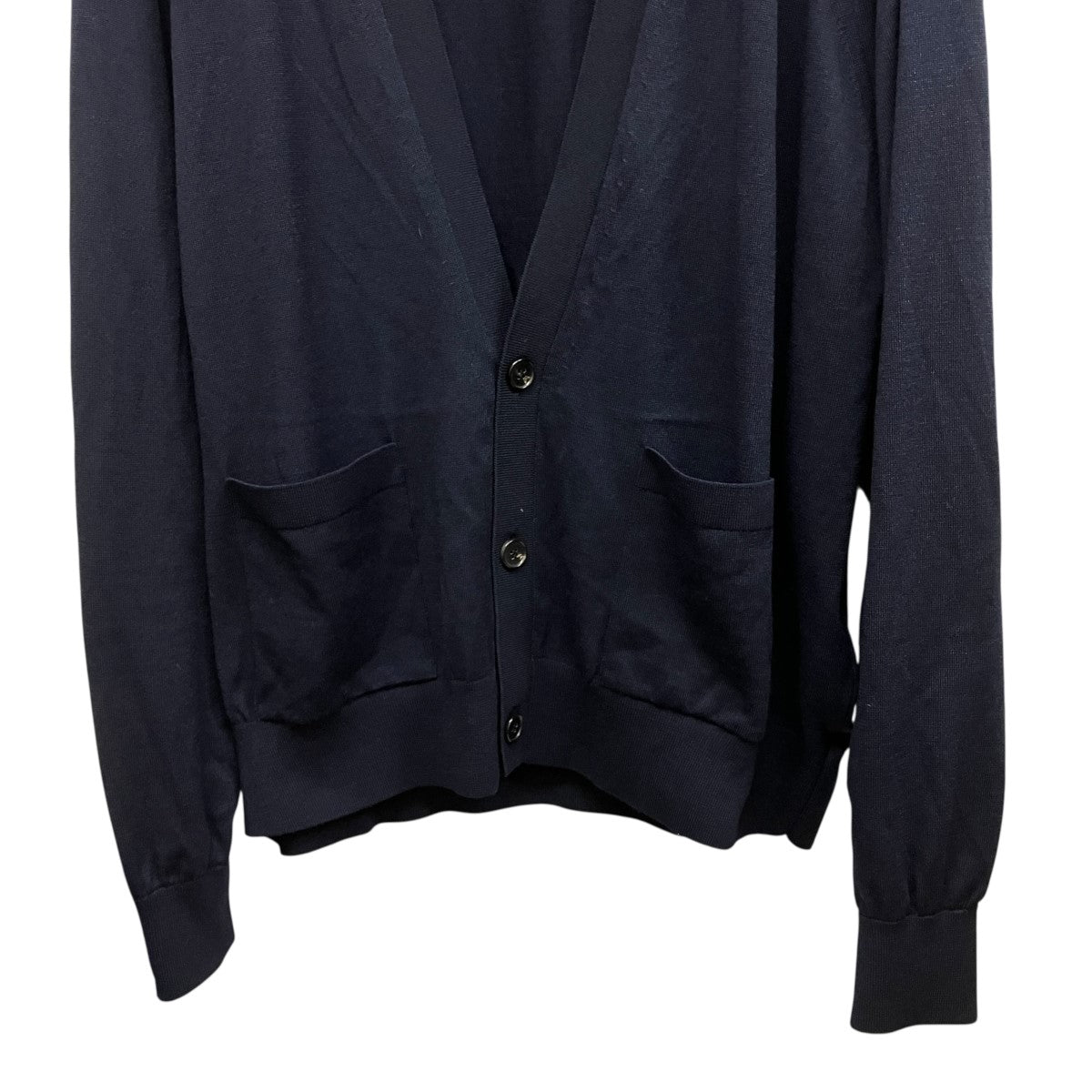 EV25-KT08 high gauge knit cardigan