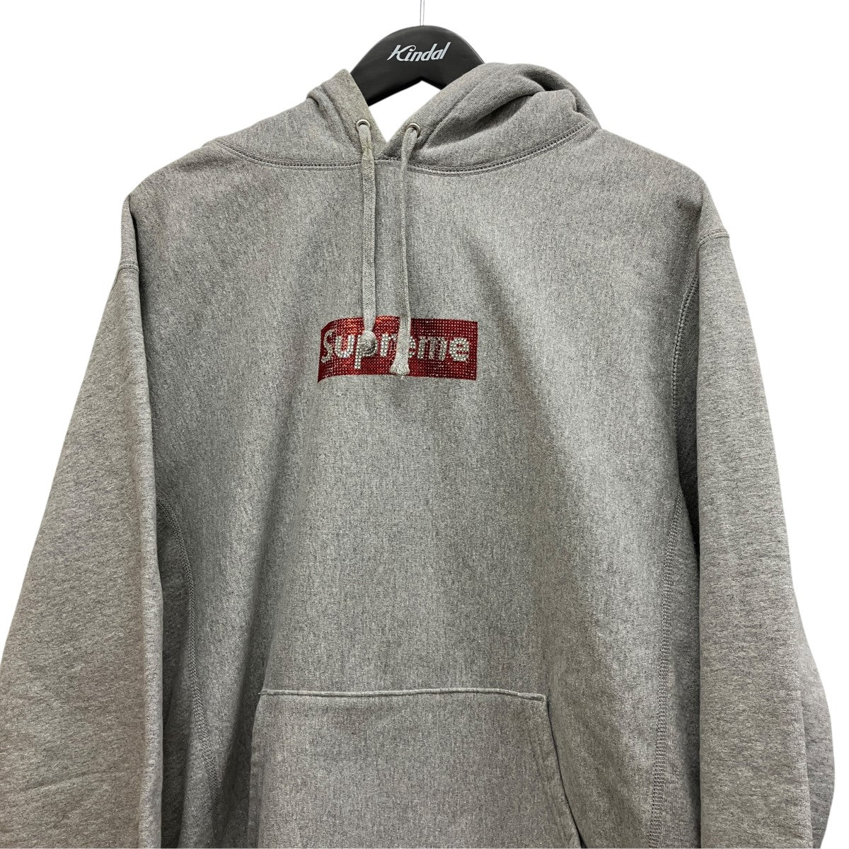 Box Logo Hooded Sweeatshirtボックスロゴラメフーディー