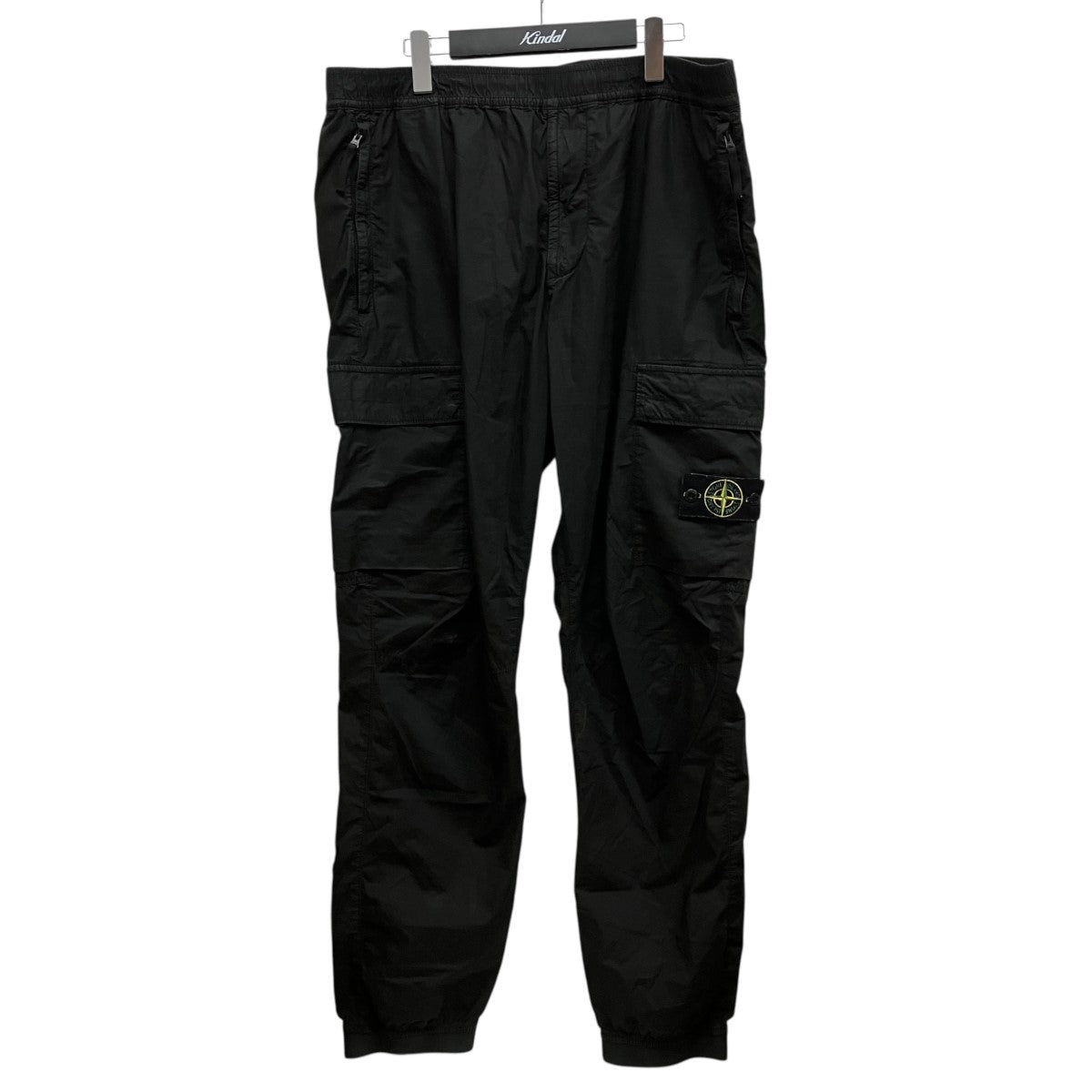 STONE ISLAND STRETCH COTTON TELA PARACADUTE GARMENT DYEDロゴパッチカーゴパンツ801531303 古着・中古-1枚目のアイテム画像