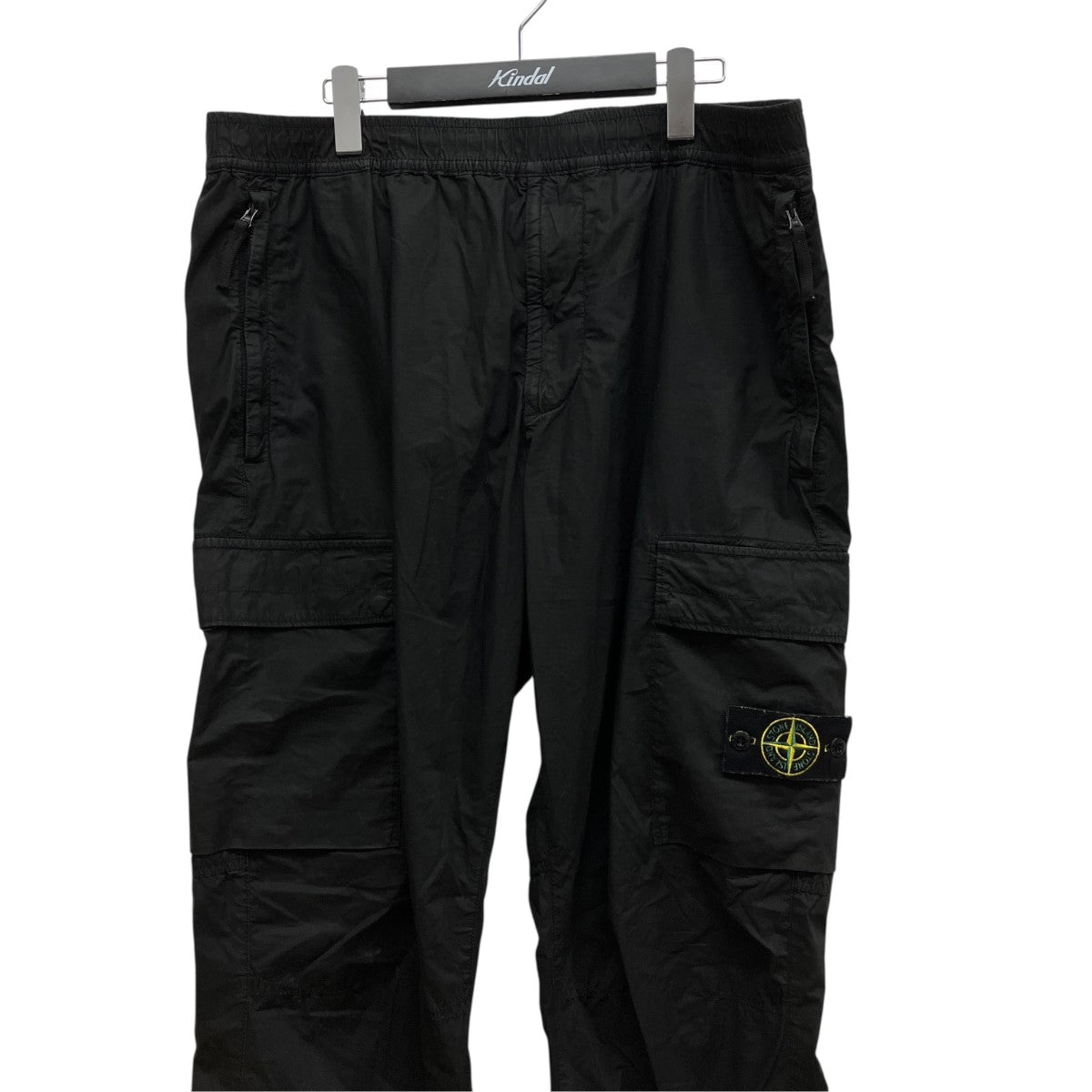 STONE ISLAND STRETCH COTTON TELA PARACADUTE GARMENT DYEDロゴパッチカーゴパンツ801531303 古着・中古-3枚目のアイテム画像