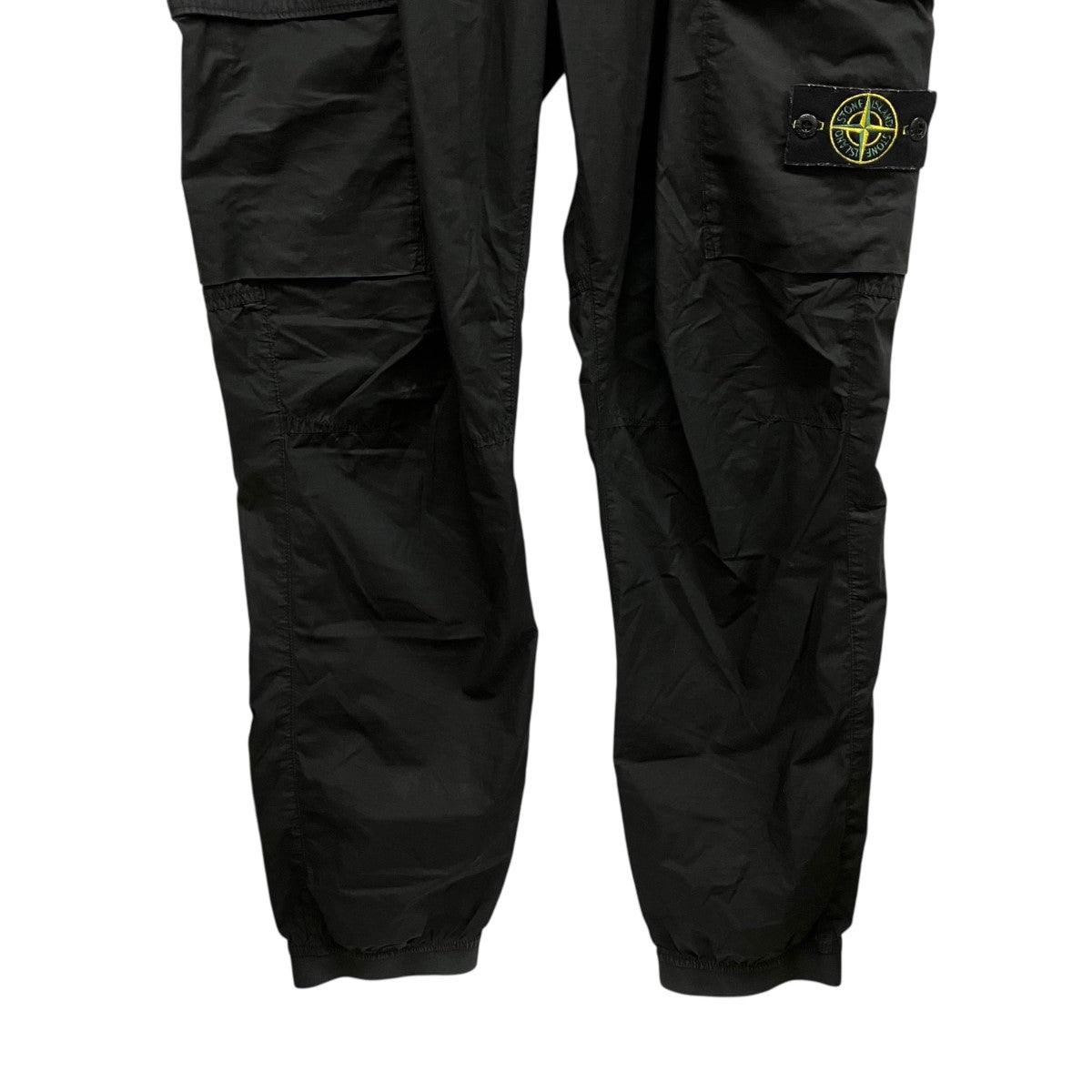 STONE ISLAND STRETCH COTTON TELA PARACADUTE GARMENT DYEDロゴパッチカーゴパンツ801531303 古着・中古-4枚目のアイテム画像