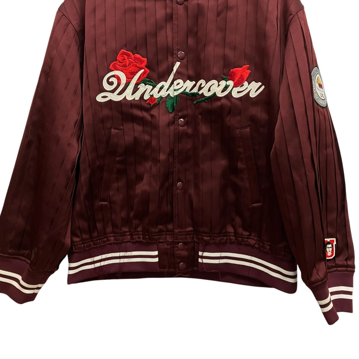 プリーツサテンブルゾンUCV1208-1