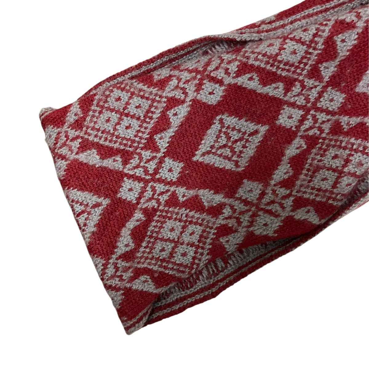 DRIES VAN NOTEN ジャガードマフラー 古着・中古-6枚目のアイテム画像