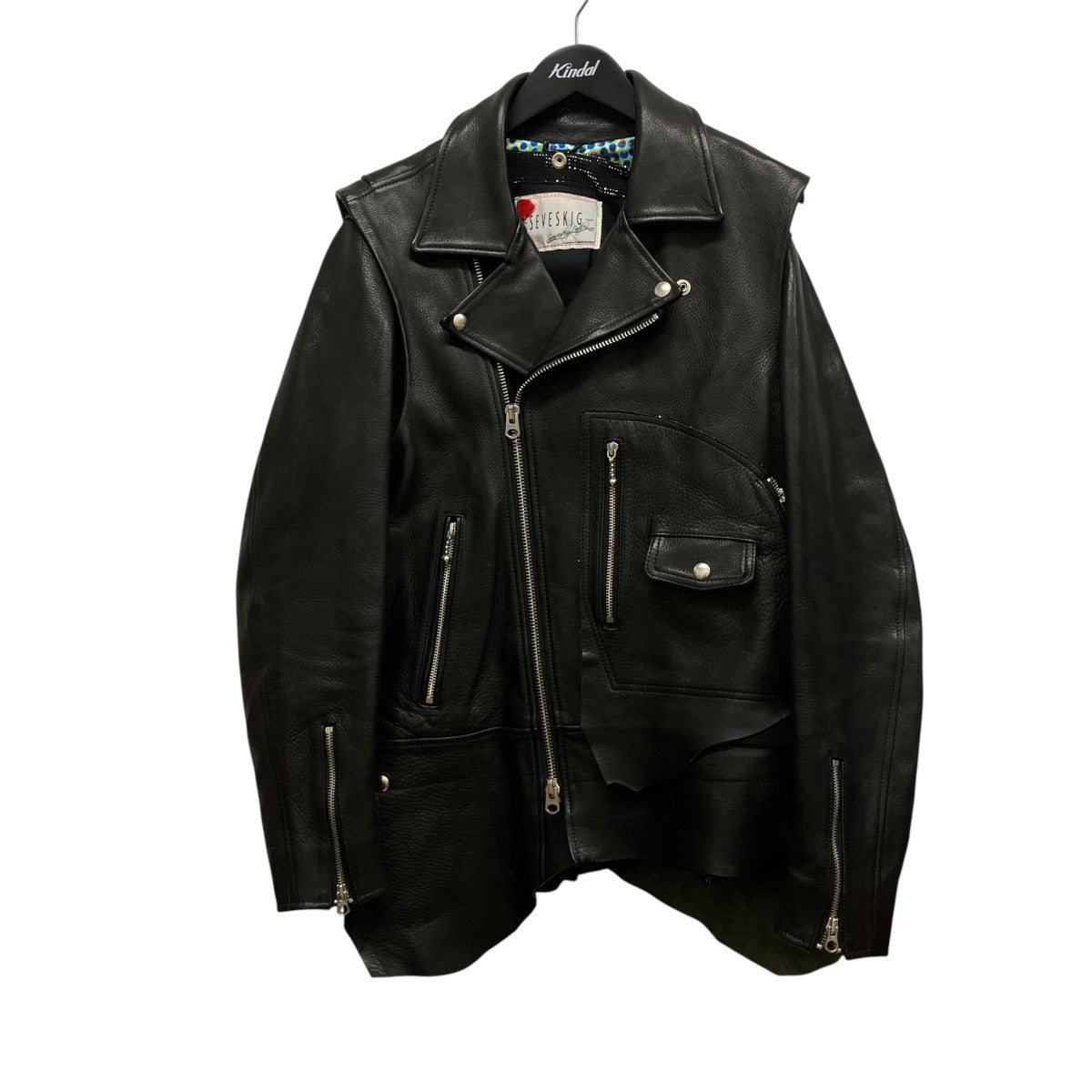 SEVESKIG(セヴシグ) Double Rider Leather JacketレザージャケットLT