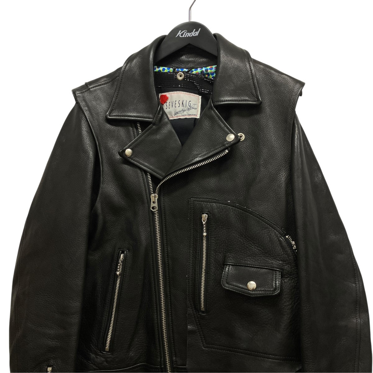 Double Rider Leather JacketレザージャケットLT-SV-NYA-1002
