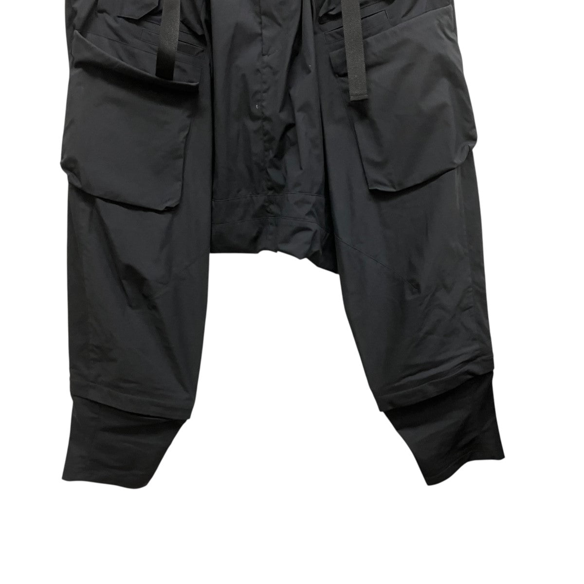24SSP30A-E ENCAPSULATED NYLON WEB BELT ULTRAWIDE TROUSER BLACKナイロンサルエルパンツ+++