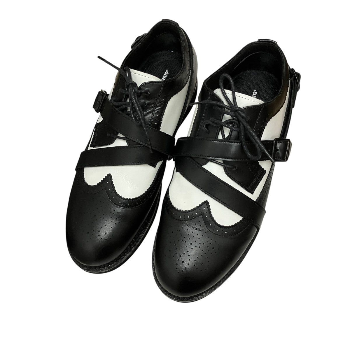 26SSStrap Wingtip Shoesストラップレザーシューズ