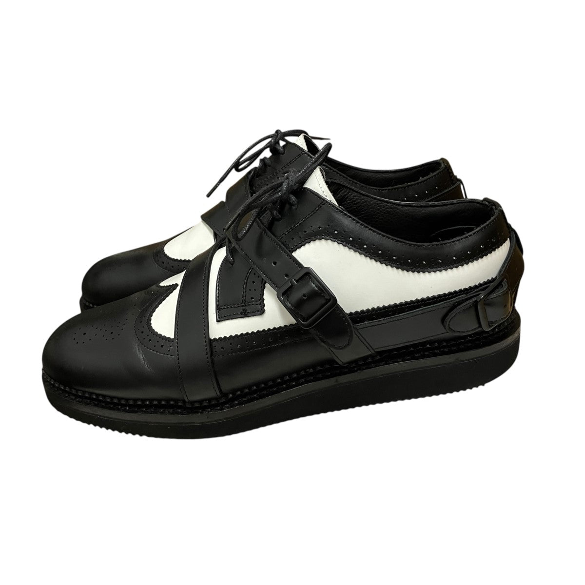 26SSStrap Wingtip Shoesストラップレザーシューズ