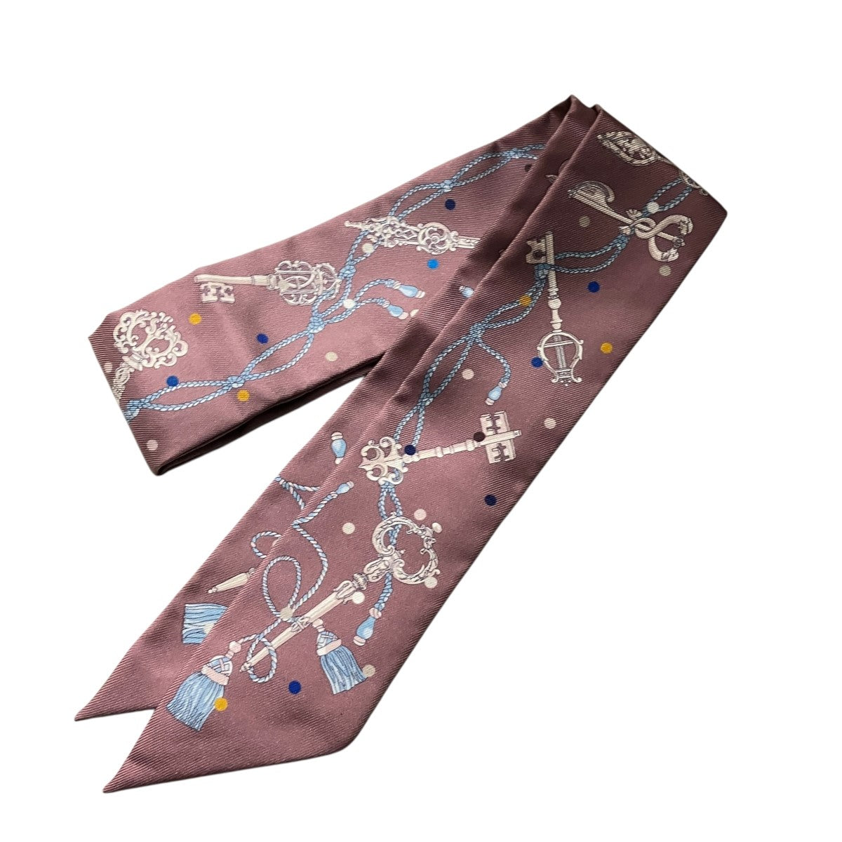 HERMES ツイリーシルクスカーフ 古着・中古-1枚目のアイテム画像
