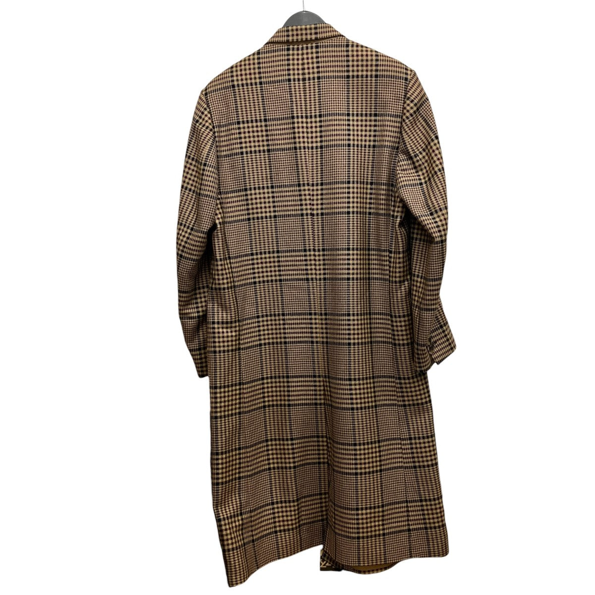 DRIES VAN NOTEN チェックチェスターフィールドコート 古着・中古-2枚目のアイテム画像