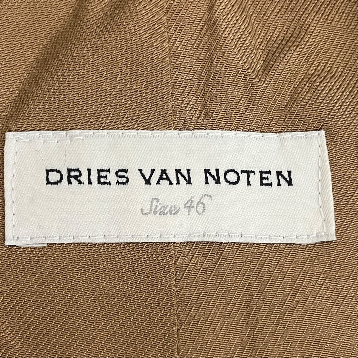 DRIES VAN NOTEN チェックチェスターフィールドコート 古着・中古-7枚目のアイテム画像