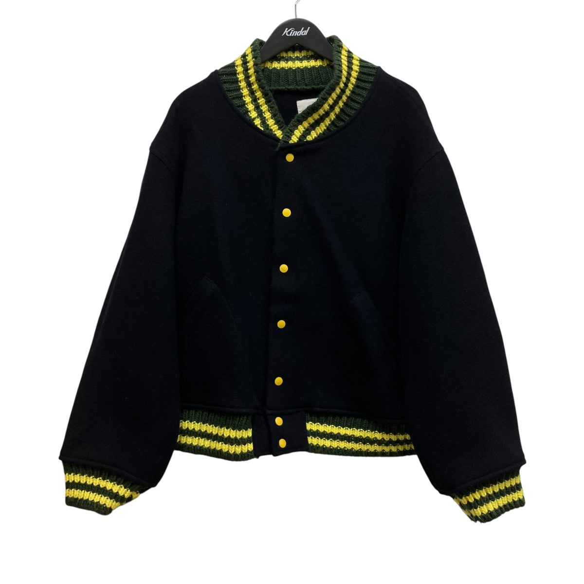 BOWWOW 25AWST．MACLAREN UNIV． VARSITY JACKETウールボタンジャケット 古着・中古-1枚目のアイテム画像