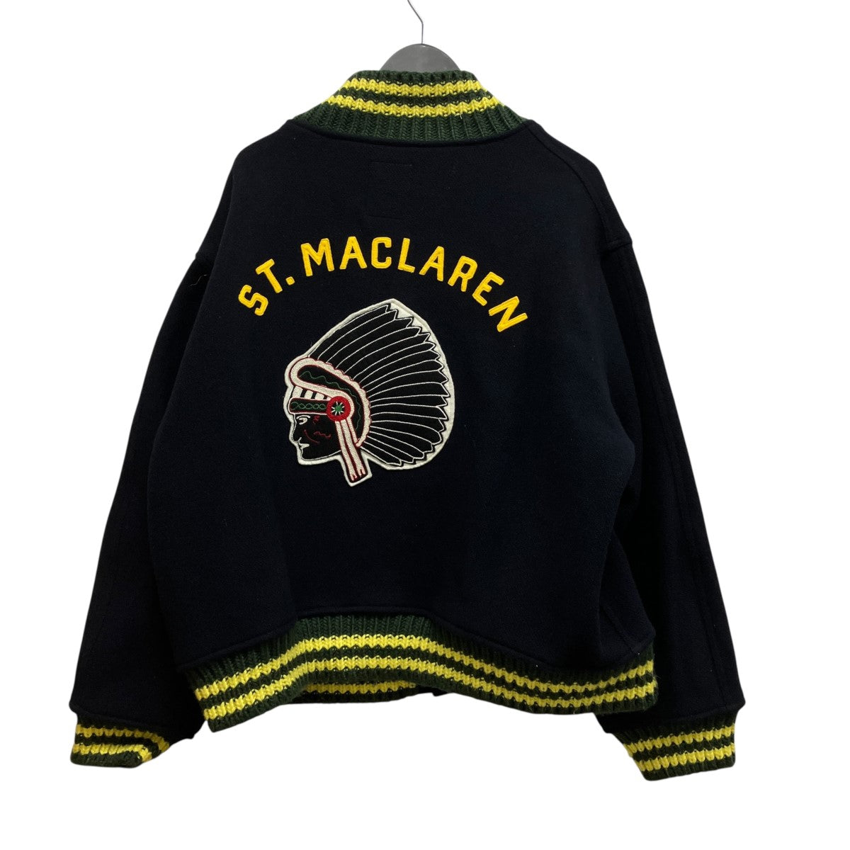 BOWWOW 25AWST．MACLAREN UNIV． VARSITY JACKETウールボタンジャケット 古着・中古-2枚目のアイテム画像