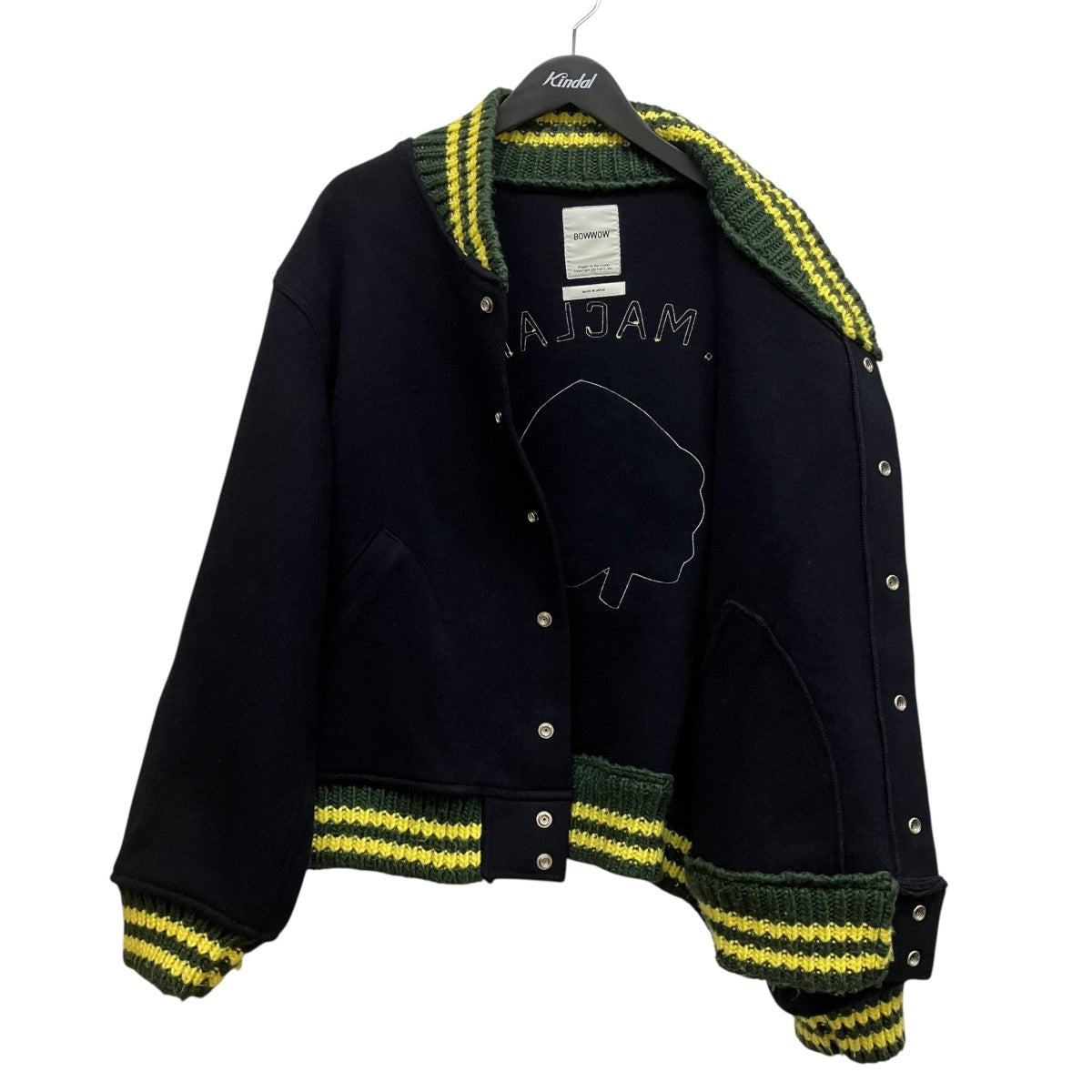 BOWWOW 25AWST．MACLAREN UNIV． VARSITY JACKETウールボタンジャケット 古着・中古-5枚目のアイテム画像
