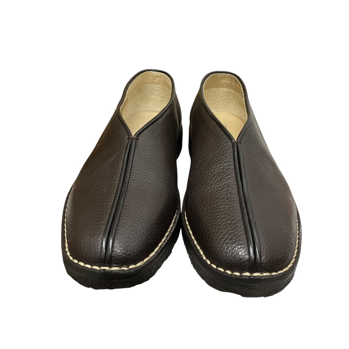 LEMAIRE Piped Crepe Slippersチャイニーズスリッポン53177 古着・中古-2枚目のアイテム画像