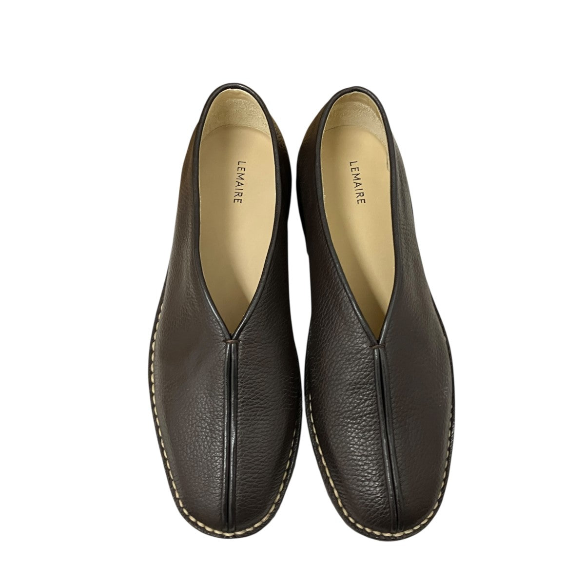 LEMAIRE Piped Crepe Slippersチャイニーズスリッポン53177 古着・中古-5枚目のアイテム画像