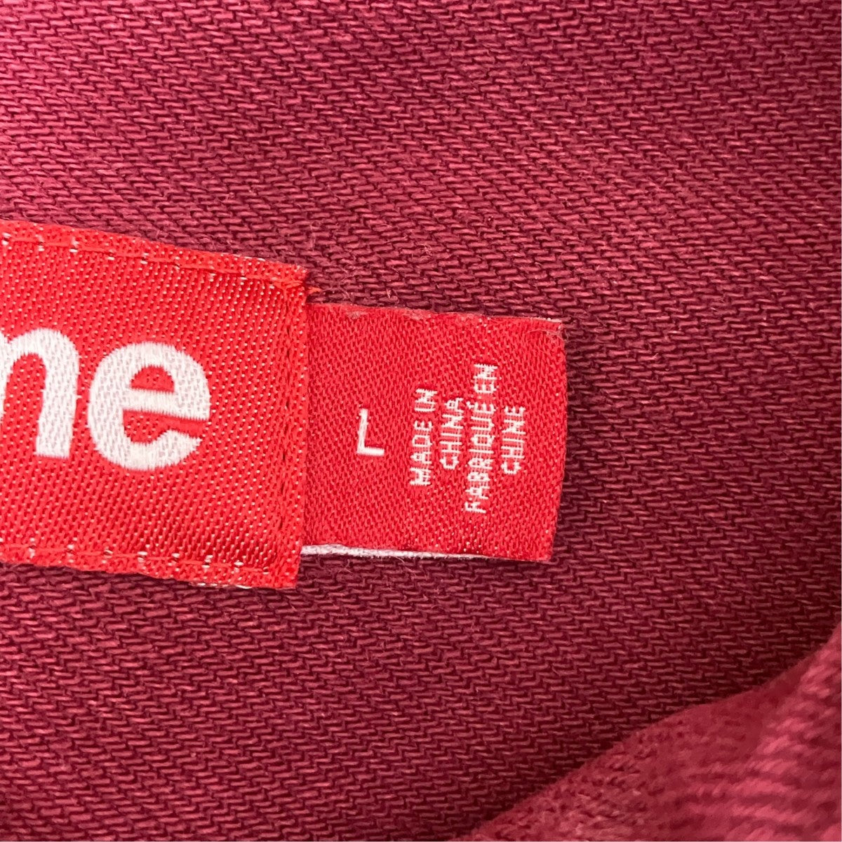 Supreme 25AWApplique Denim Shirtバックロゴボタンダウンシャツ 古着・中古-6枚目のアイテム画像