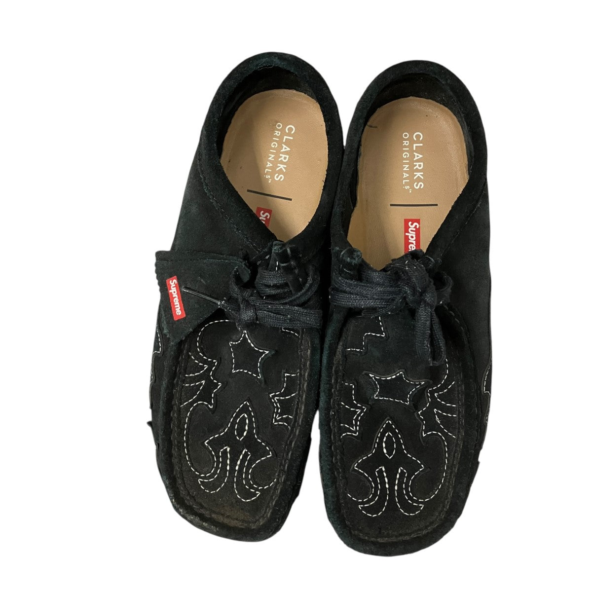 Supreme×CLARKS Wallabee Blackローファー ブラック サイズ 25.5cm