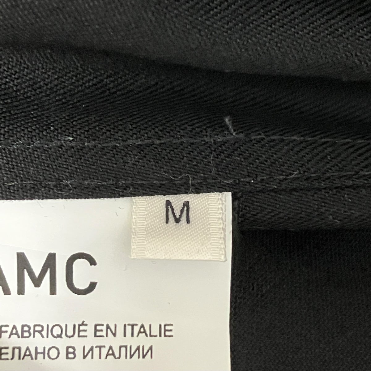 OAMC 千鳥柄バンドカラーシャツ23E28OAU07 古着・中古-6枚目のアイテム画像