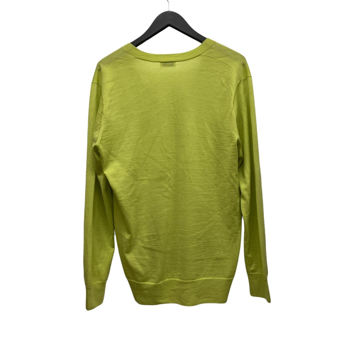 DRIES VAN NOTEN メリノウールVネックニット 古着・中古-2枚目のアイテム画像