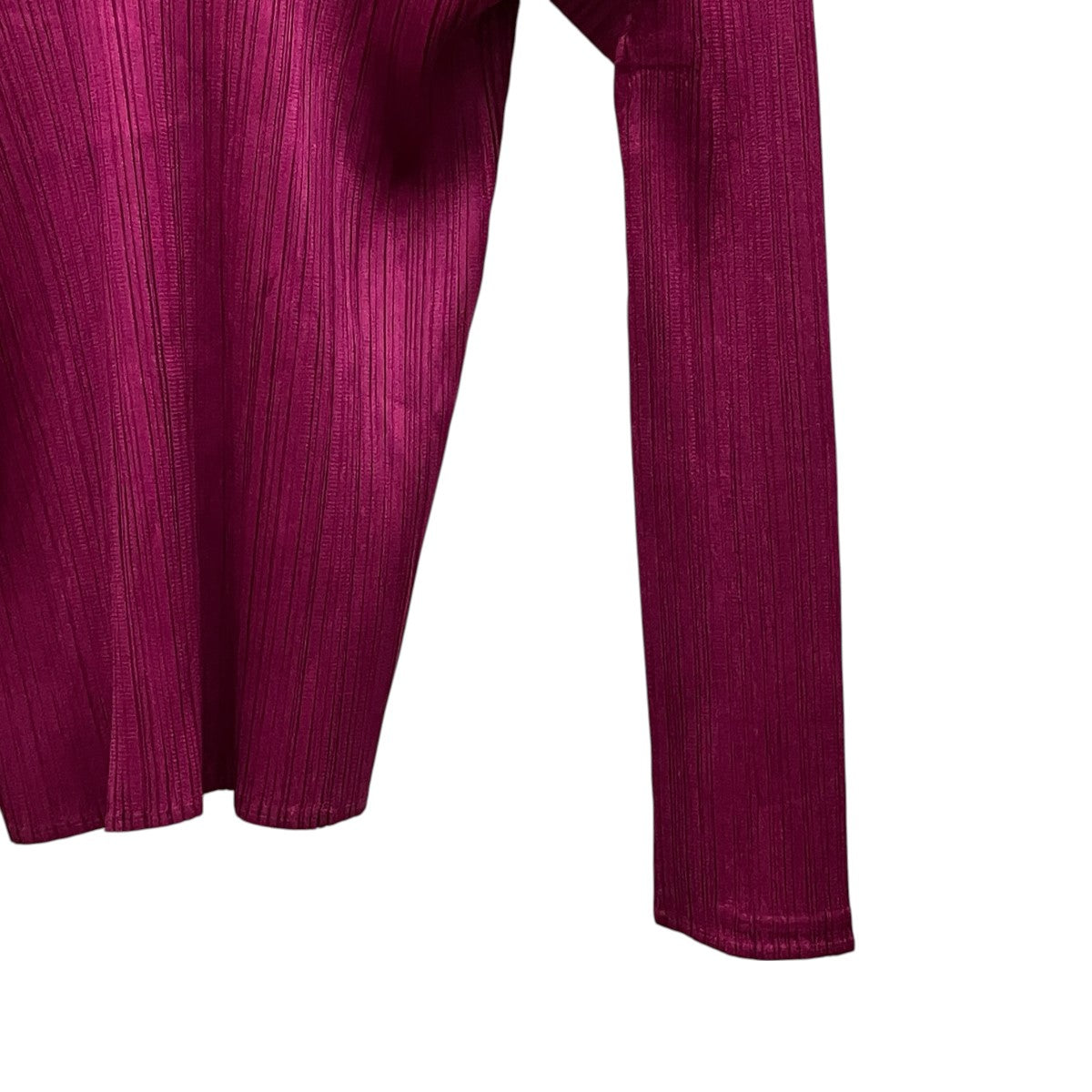 PLEATS PLEASE プリーツバックVネックカットソーPP23-JK183 古着・中古-4枚目のアイテム画像
