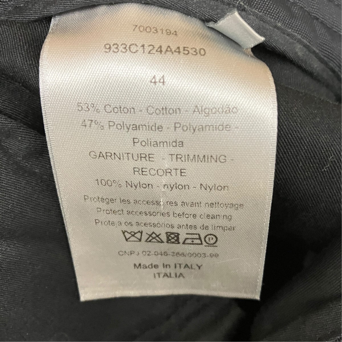 DIOR カーゴパンツ933C124A4530 古着・中古-6枚目のアイテム画像