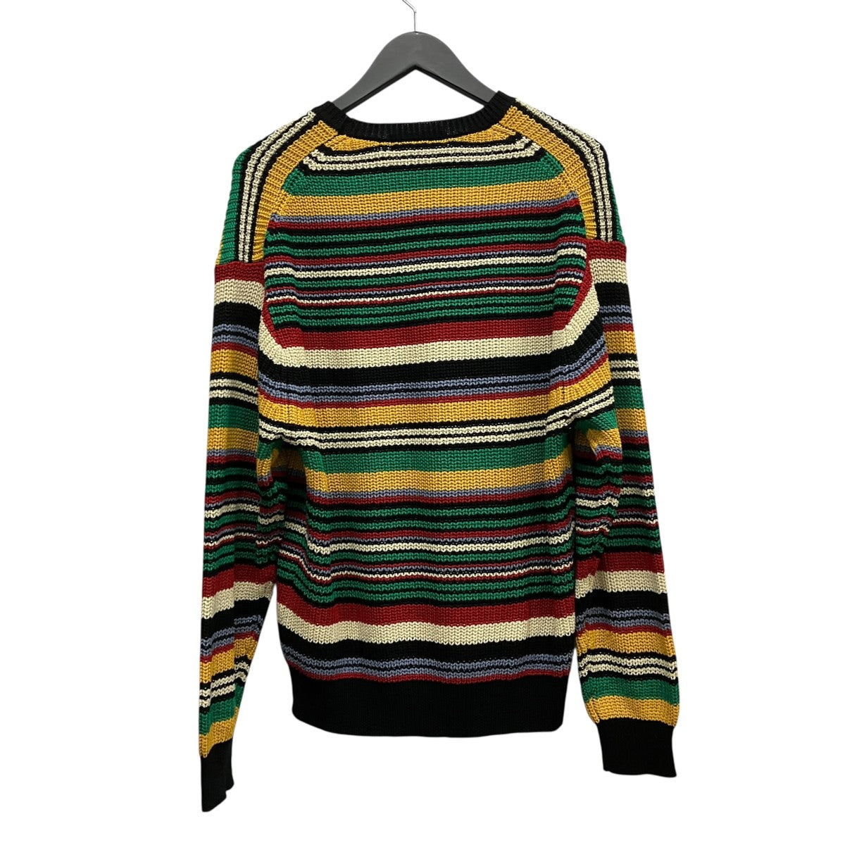 23AWSmall Box Ribbed Sweaterボーダーニット