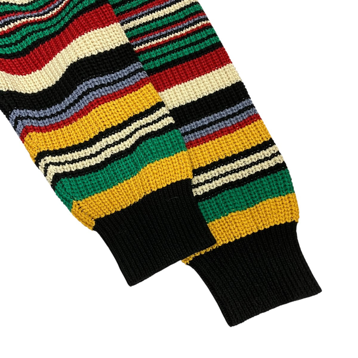 23AWSmall Box Ribbed Sweaterボーダーニット