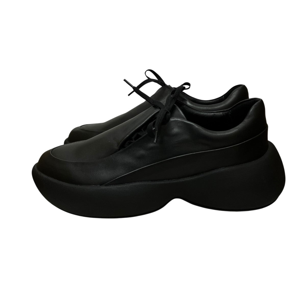 VEIN(ヴェイン) COW LEATHER OVAL SOLE TRAINERレザーシューズVA51-350