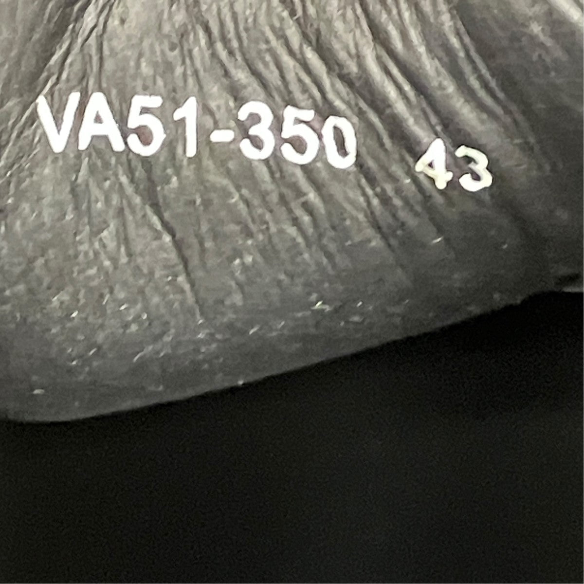 VEIN COW LEATHER OVAL SOLE TRAINERレザーシューズVA51-350 古着・中古-6枚目のアイテム画像