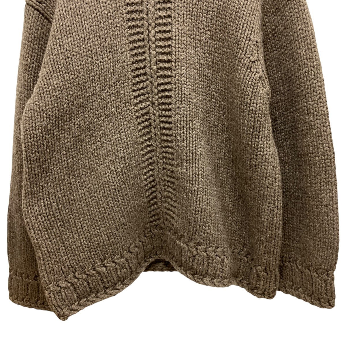 walenode ジップアップヤクニットwn23-15fw188-kw 古着・中古-4枚目のアイテム画像