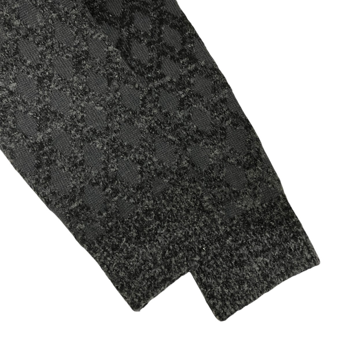MATSUFUJI Melange Jacquard Crewneck KnitメランジジャガードクルーネックニットM213-0502 古着・中古-5枚目のアイテム画像