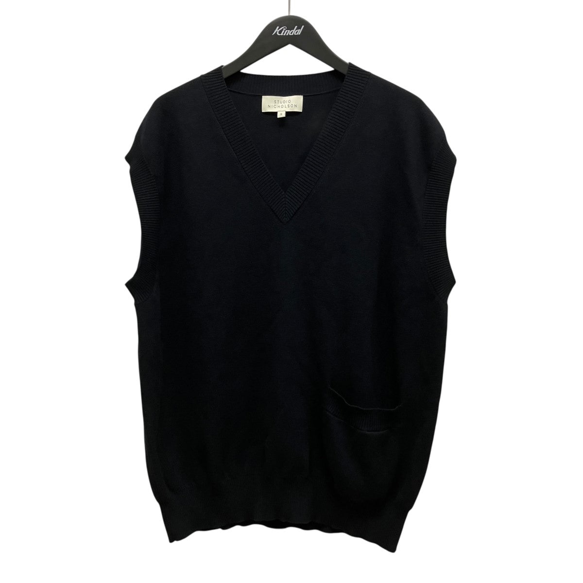 STUDIO NICHOLSON ニットベスト51-10-121003 古着・中古-1枚目のアイテム画像