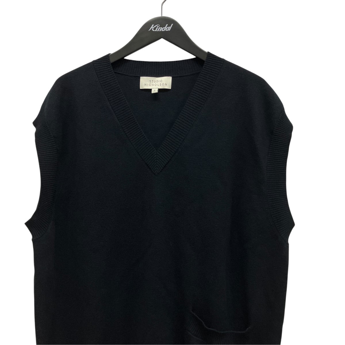 STUDIO NICHOLSON ニットベスト51-10-121003 古着・中古-3枚目のアイテム画像