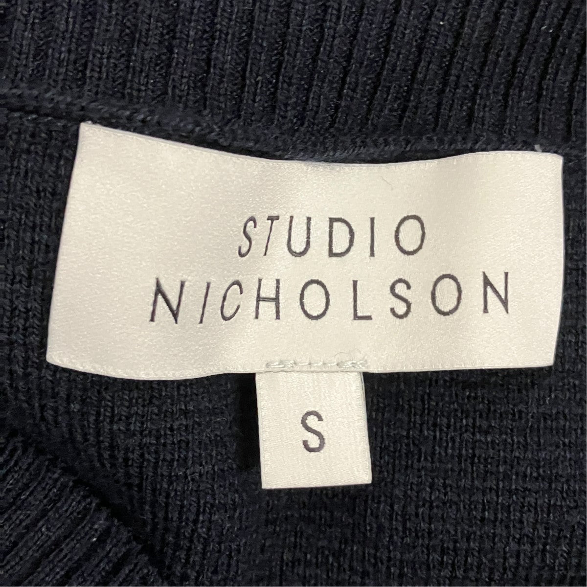 STUDIO NICHOLSON ニットベスト51-10-121003 古着・中古-5枚目のアイテム画像