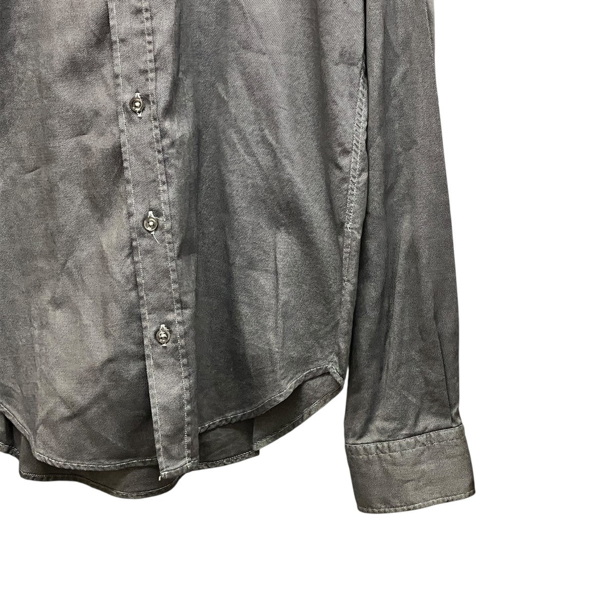Maison Margiela ダメージ加工ロングスリーブシャツ930c06393206 古着・中古-4枚目のアイテム画像