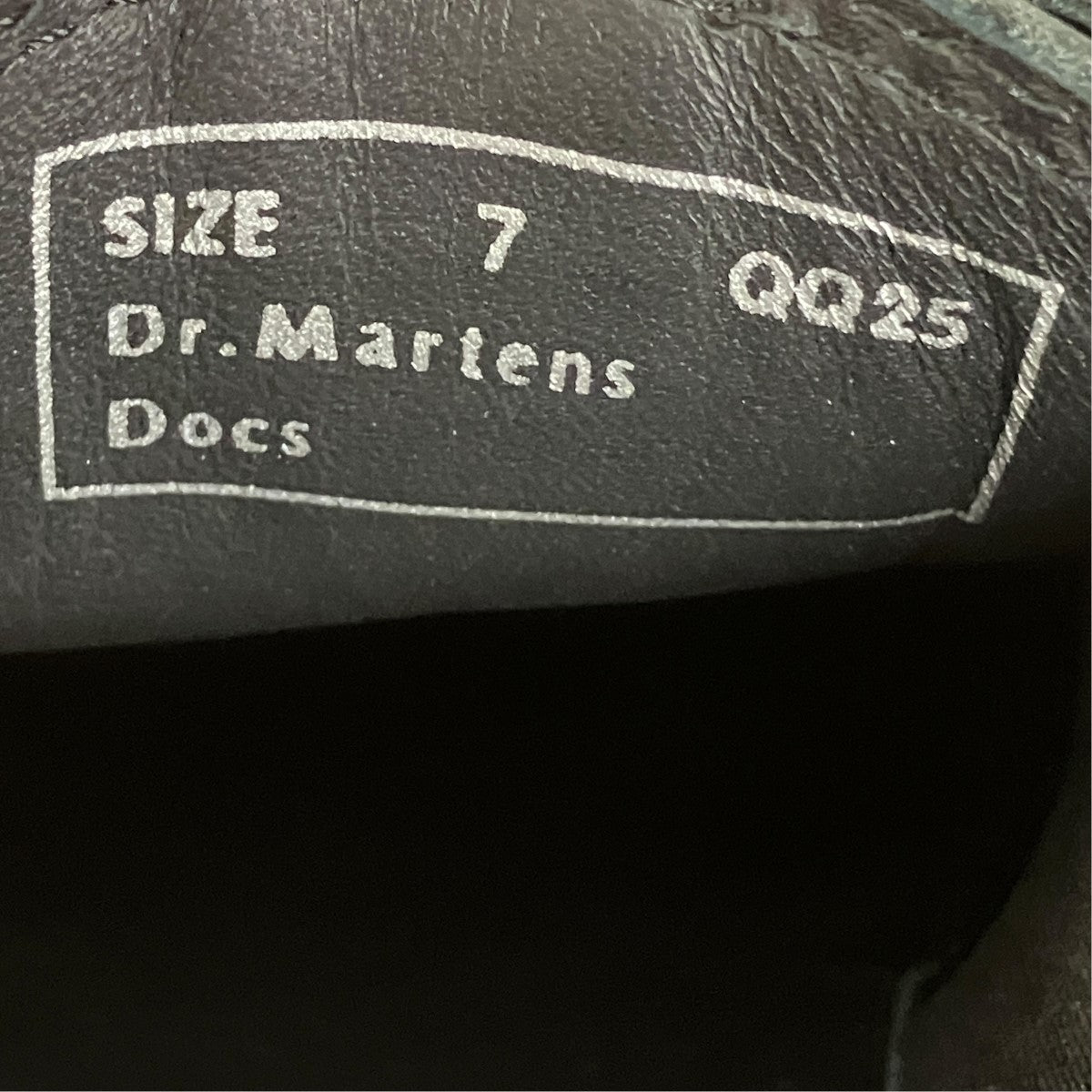 Dr．Martens×Engineered Garments レザーシューズQQ25 古着・中古-6枚目のアイテム画像