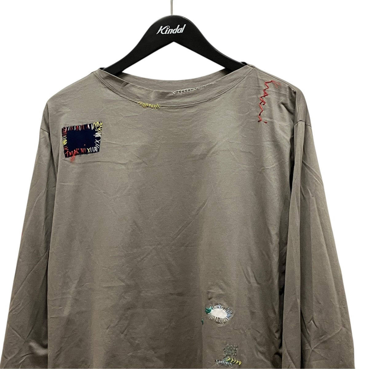 MARNI 25SS刺しゅうロングTシャツHUMU0331S0 古着・中古-3枚目のアイテム画像